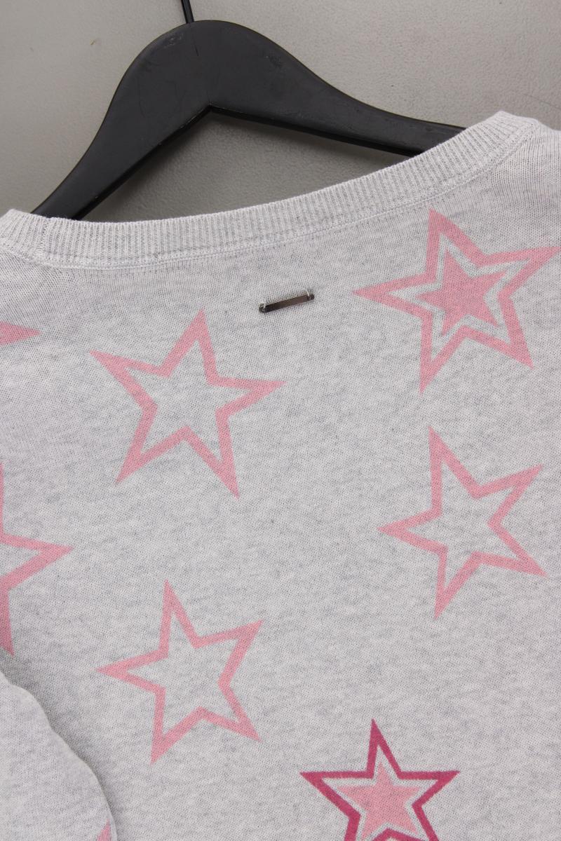 Kangaroos Pullover mit Sternemuster Gr. 40/42 neuwertig grau aus Polyacryl