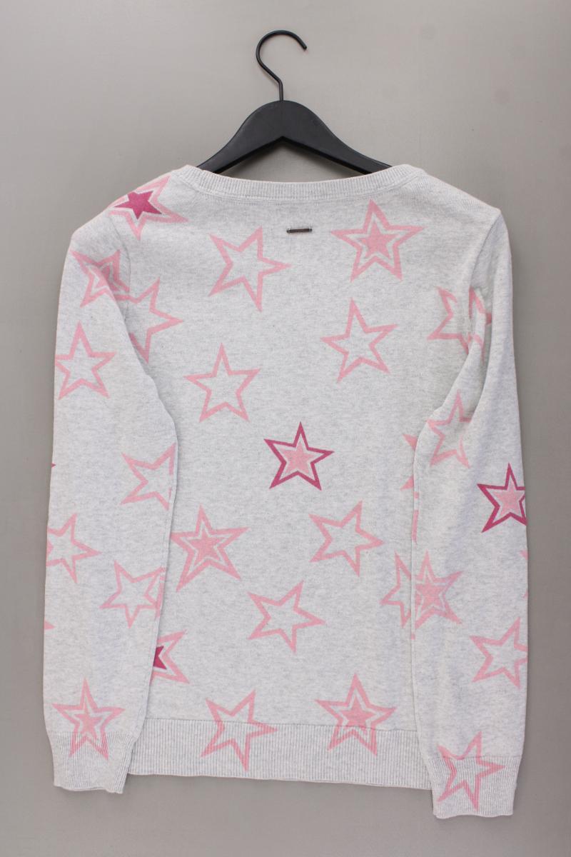 Kangaroos Pullover mit Sternemuster Gr. 40/42 neuwertig grau aus Polyacryl