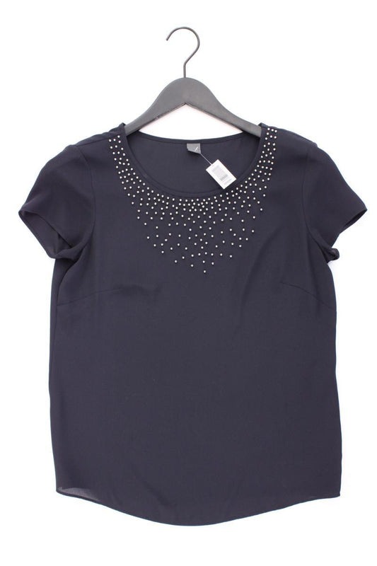 Sir Oliver Kurzarmbluse Gr. 36 blau aus Polyester