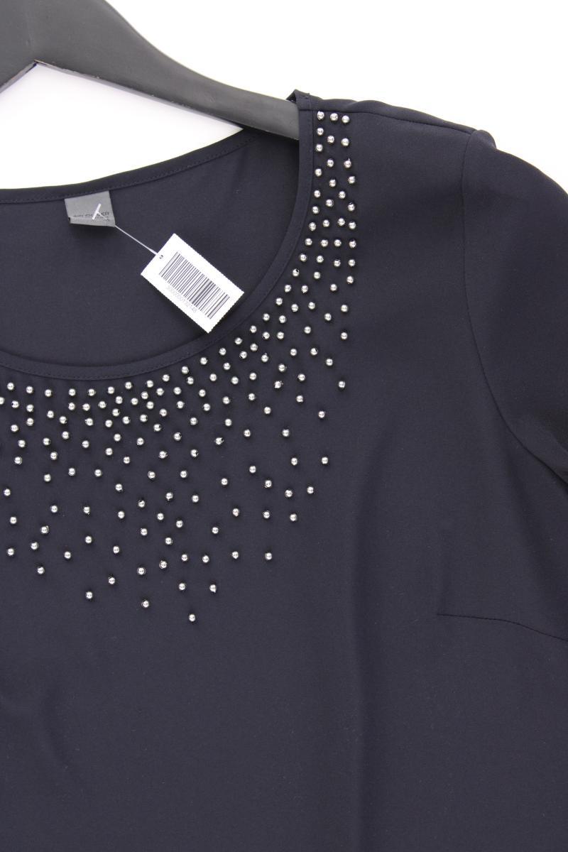 Sir Oliver Kurzarmbluse Gr. 36 blau aus Polyester