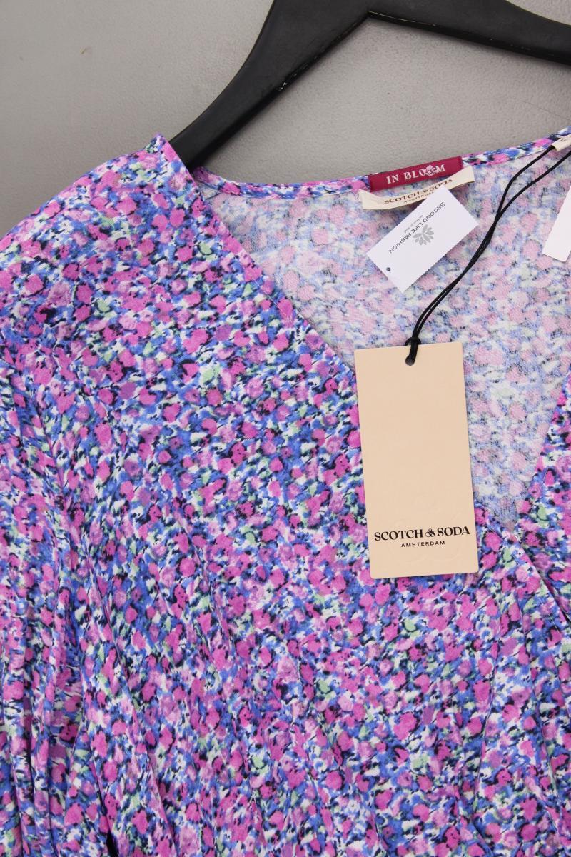 Scotch & Soda Langarmkleid Gr. 42 neu mit Etikett lila aus Viskose