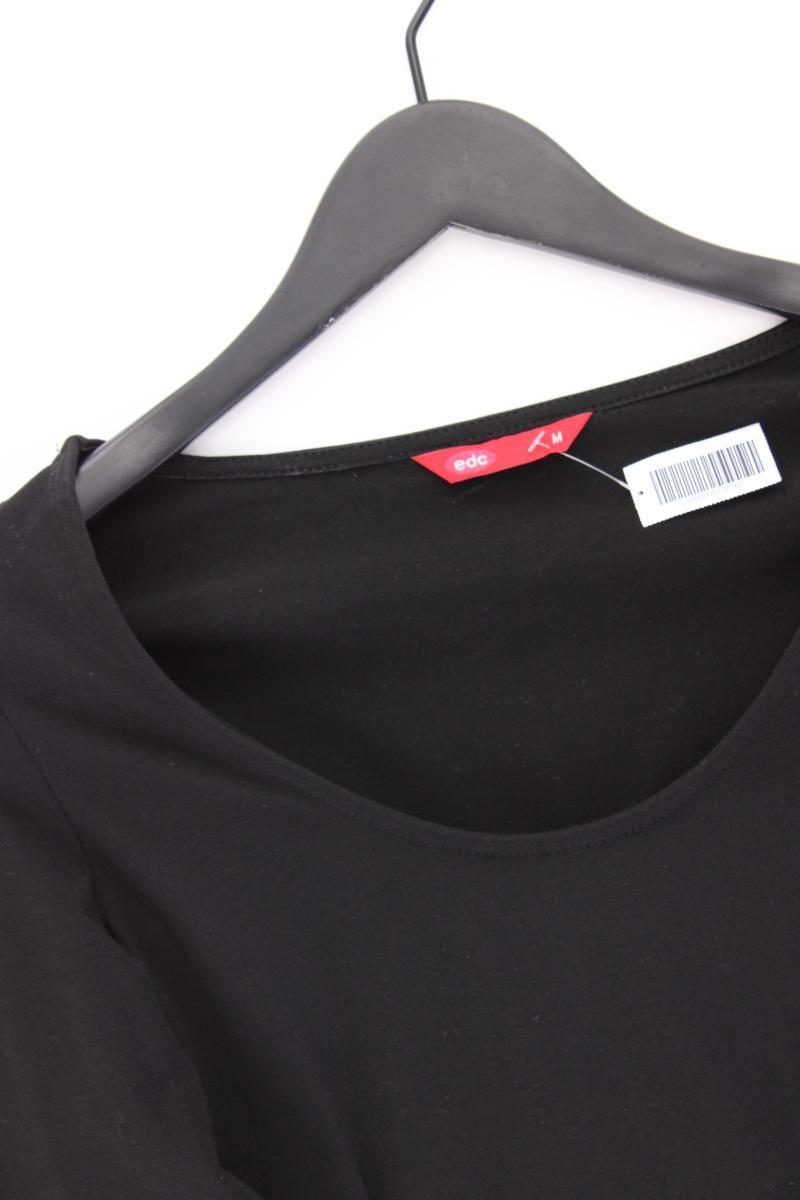 edc by Esprit Langarmkleid Gr. M schwarz aus Baumwolle