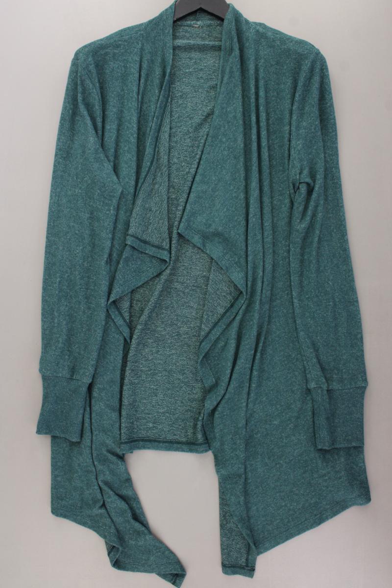Strickjacke Gr. 48 Langarm grün