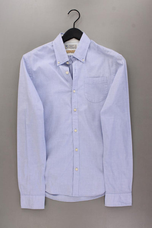 Scotch & Soda Langarmhemd für Herren Gr. S blau aus Baumwolle
