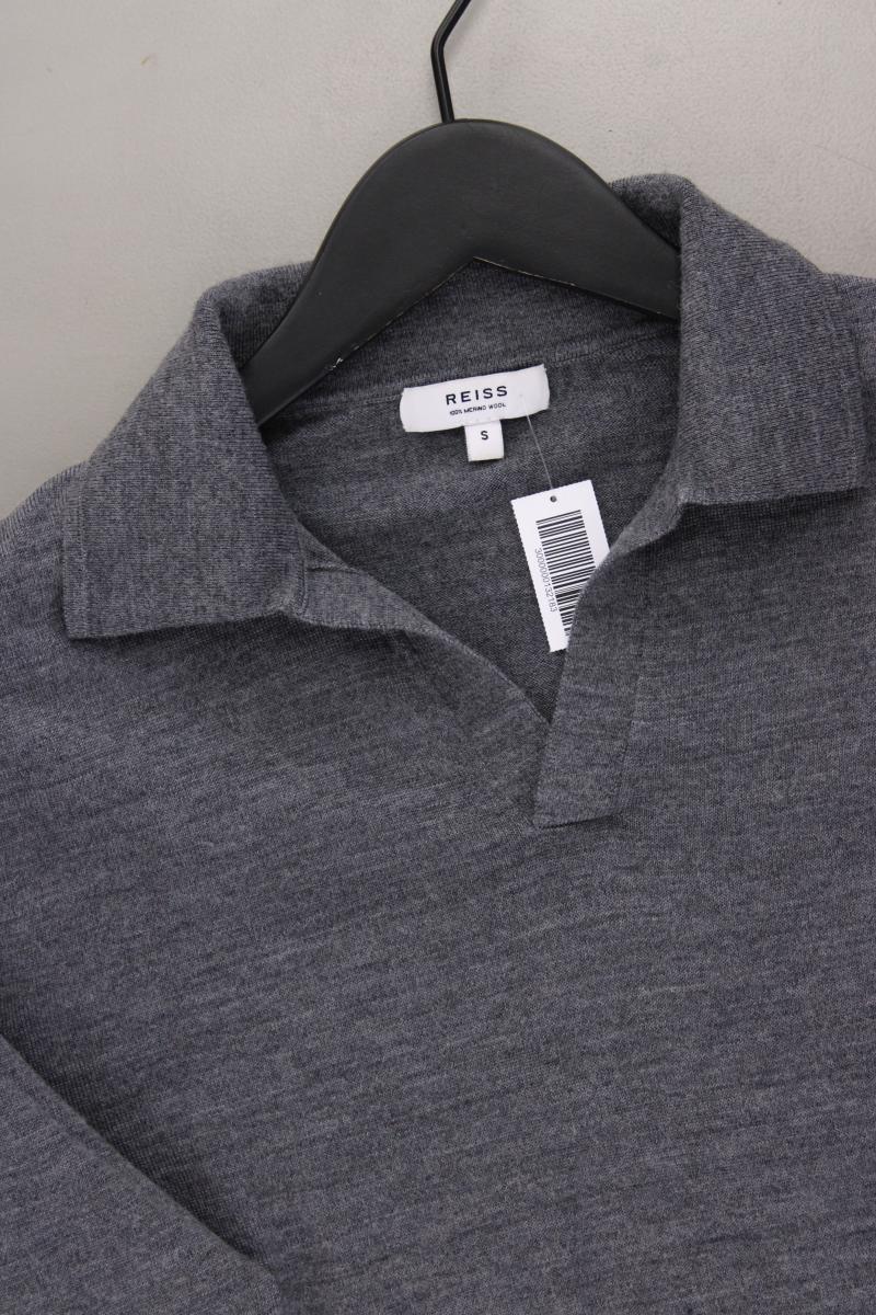 Reiss Wollpullover für Herren Gr. S grau