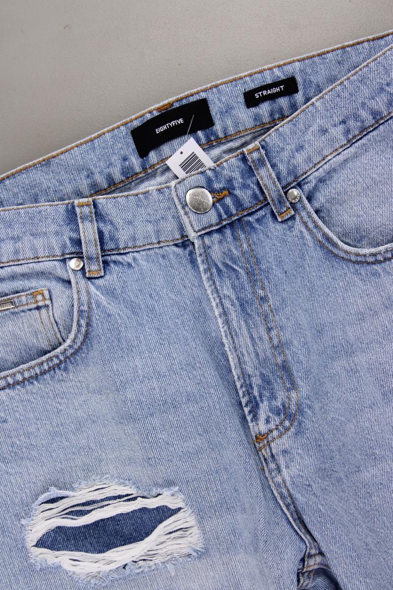 Eightyfive Straight Jeans für Herren Gr. W30 blau aus Baumwolle