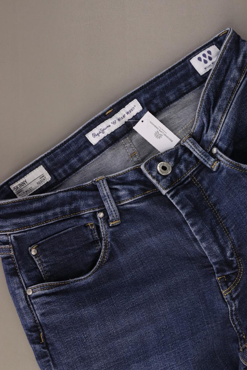 Pepe Jeans Skinny Jeans Gr. W29/L32 Modell Regent High Waste blau aus Baumwolle