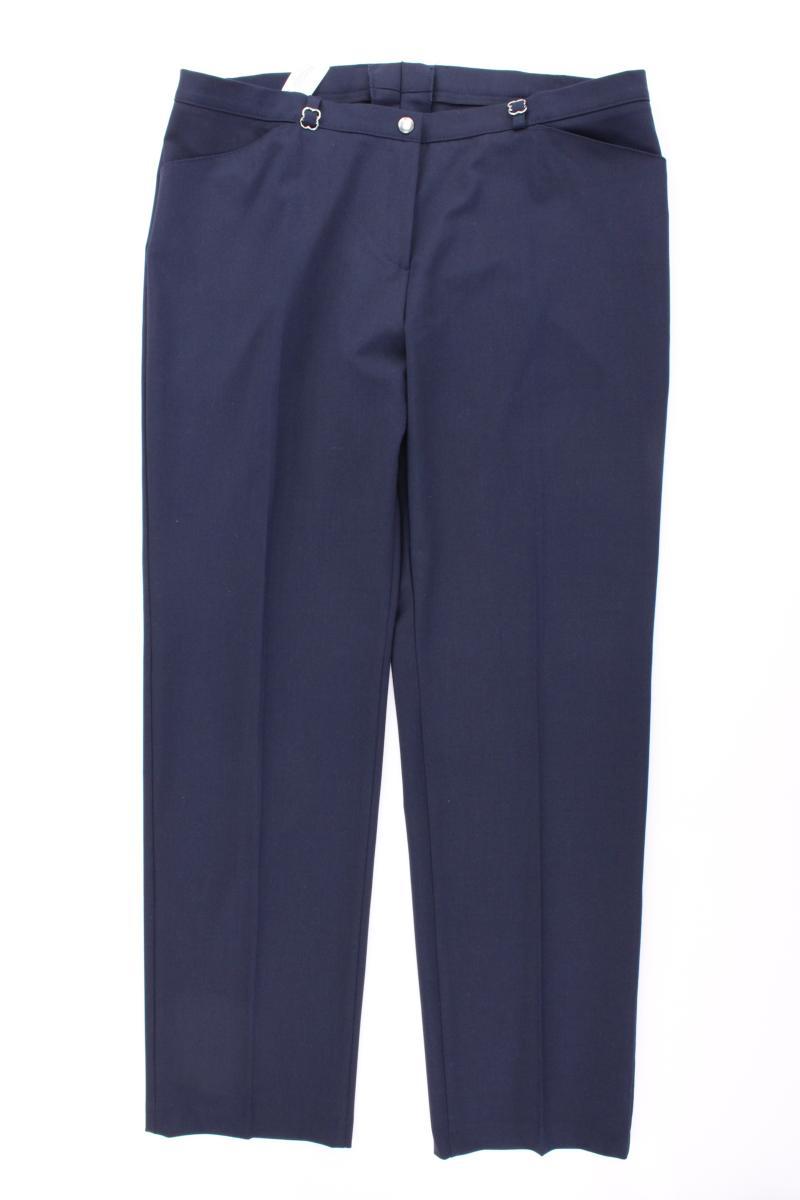 Klaus Modelle Anzughose Gr. 44 blau aus Polyester