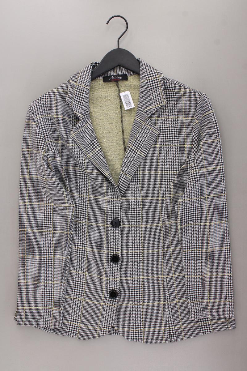 Aniston Jerseyblazer Gr. 44 hahnentritt neuwertig braun aus Polyester