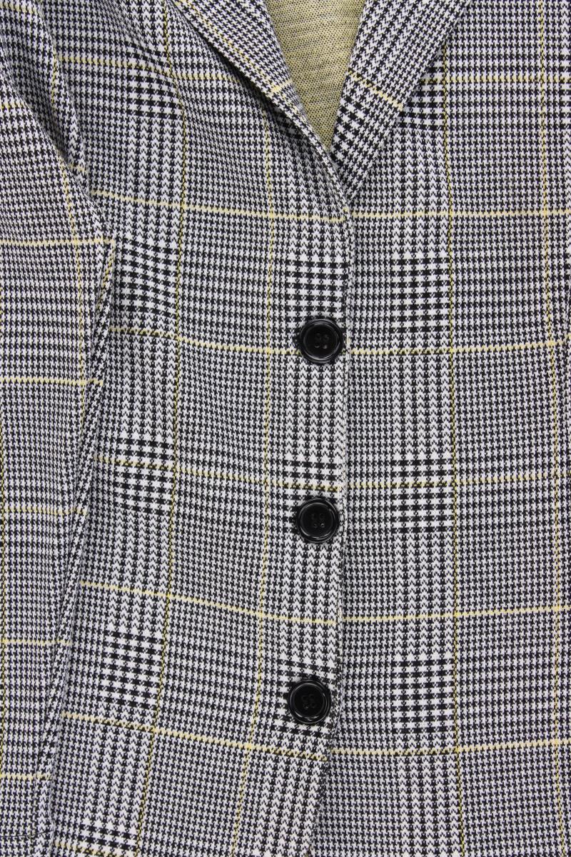 Aniston Jerseyblazer Gr. 44 hahnentritt neuwertig braun aus Polyester
