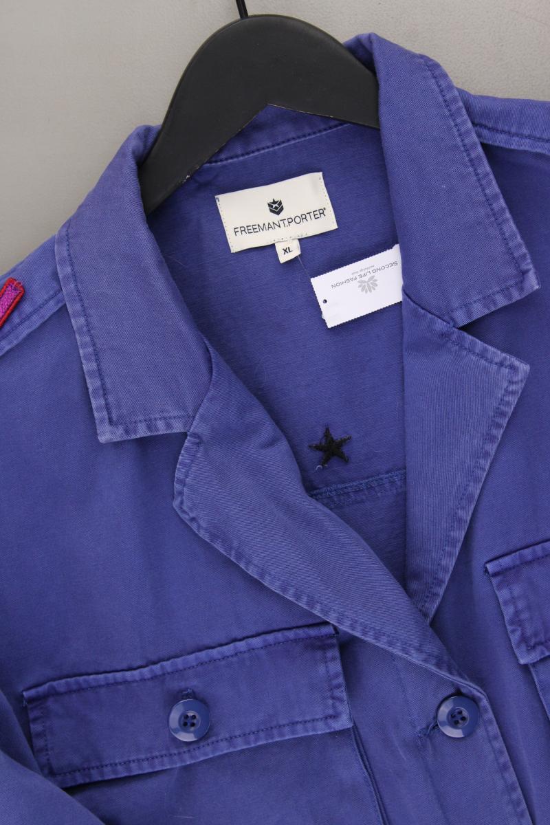 Freeman T. Porter Übergangsjacke Gr. XL blau aus Baumwolle
