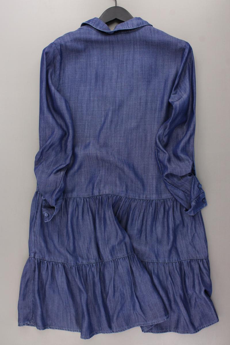 Esprit Langarmkleid Gr. 38 neu mit Etikett Neupreis: 69,99€! blau aus Lyocell