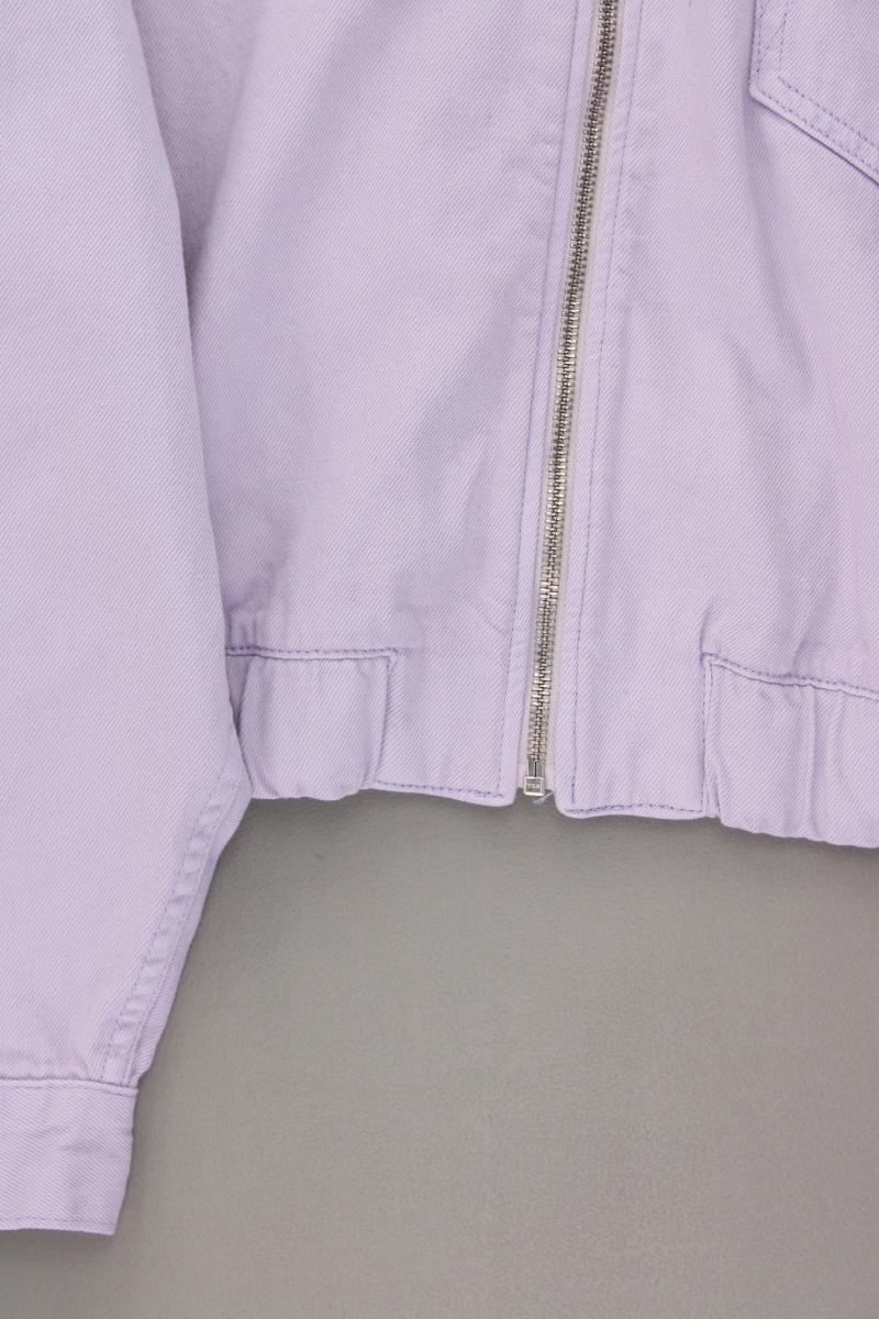 Armedangels Übergangsjacke Gr. L lila aus Baumwolle