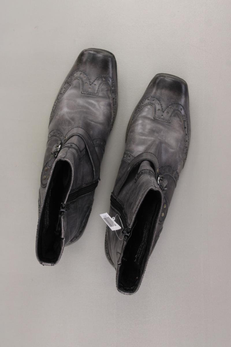 Tamaris Stiefeletten Gr. 39 grau aus Leder
