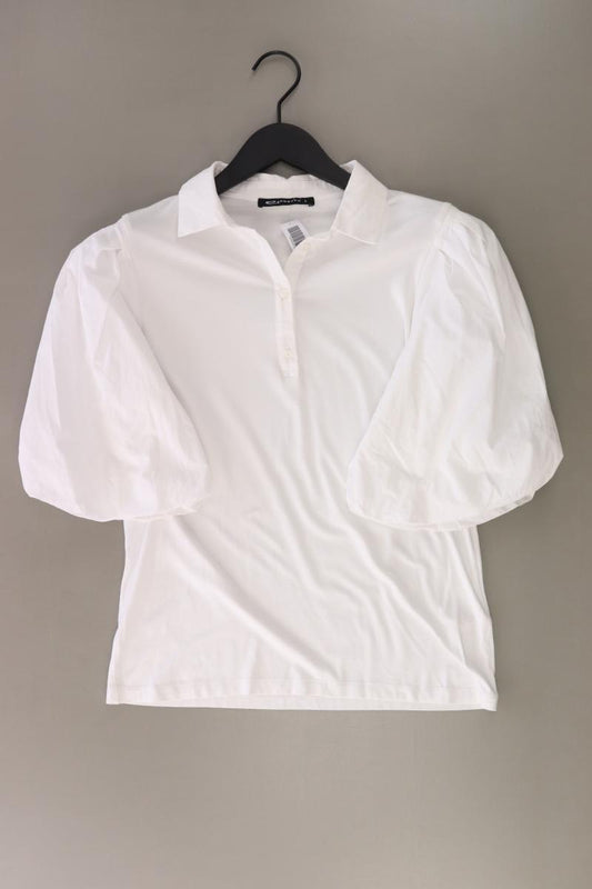 Expresso Poloshirt Gr. S Kurzarm weiß aus Viskose