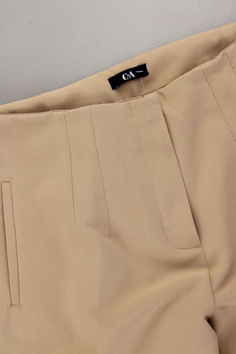 C&A Stoffhose Gr. 44 braun aus Polyester