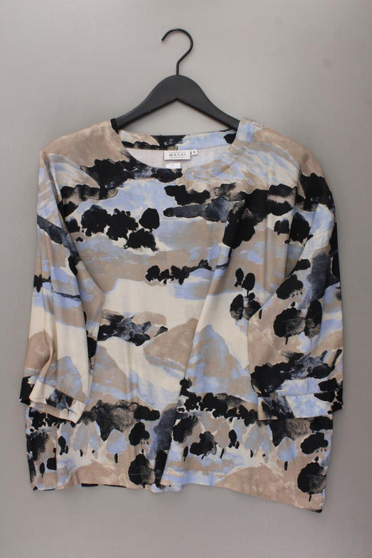 Masai Copenhagen Oversize-Bluse Gr. S 3/4 Ärmel mehrfarbig aus Viskose