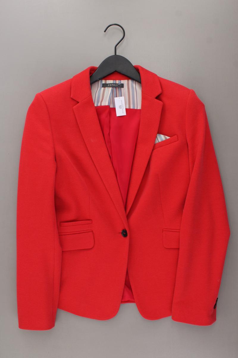 Esprit Classic Blazer Gr. 38 rot aus Baumwolle