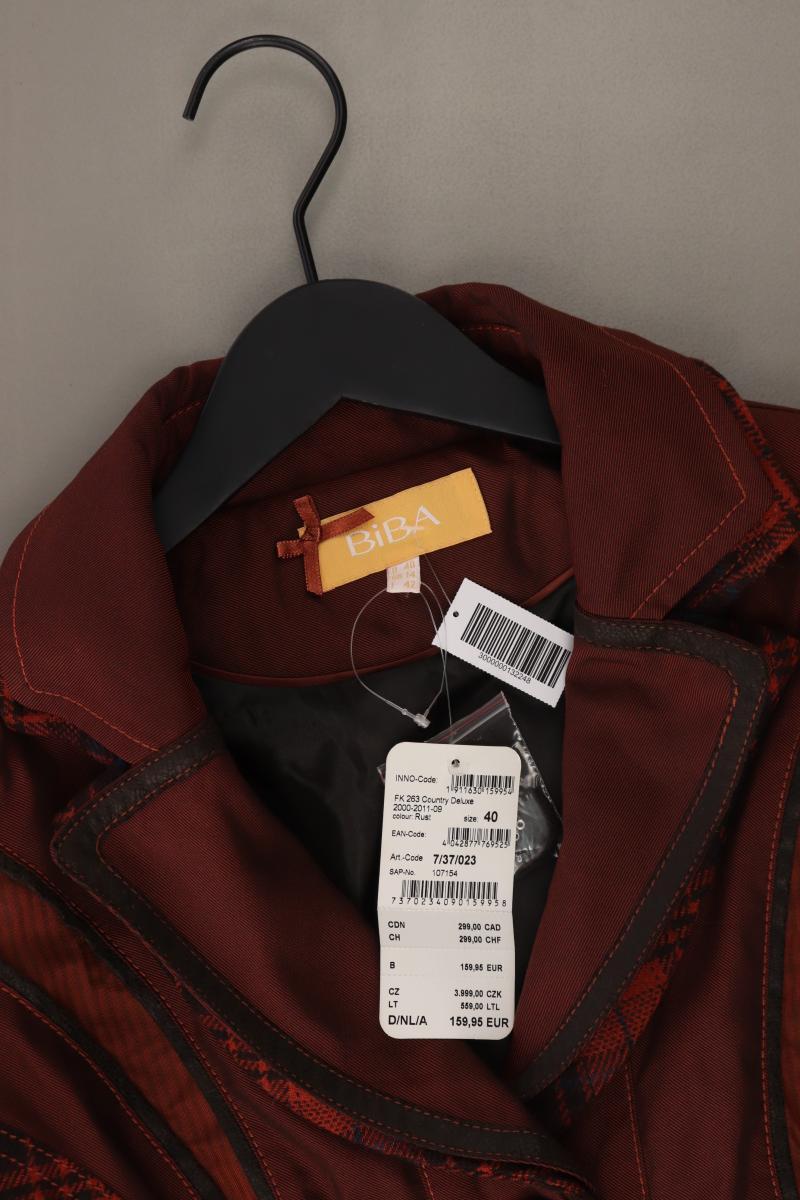 Biba Regular Blazer Gr. 40 kariert neu mit Etikett Neupreis: 159,95€! orange