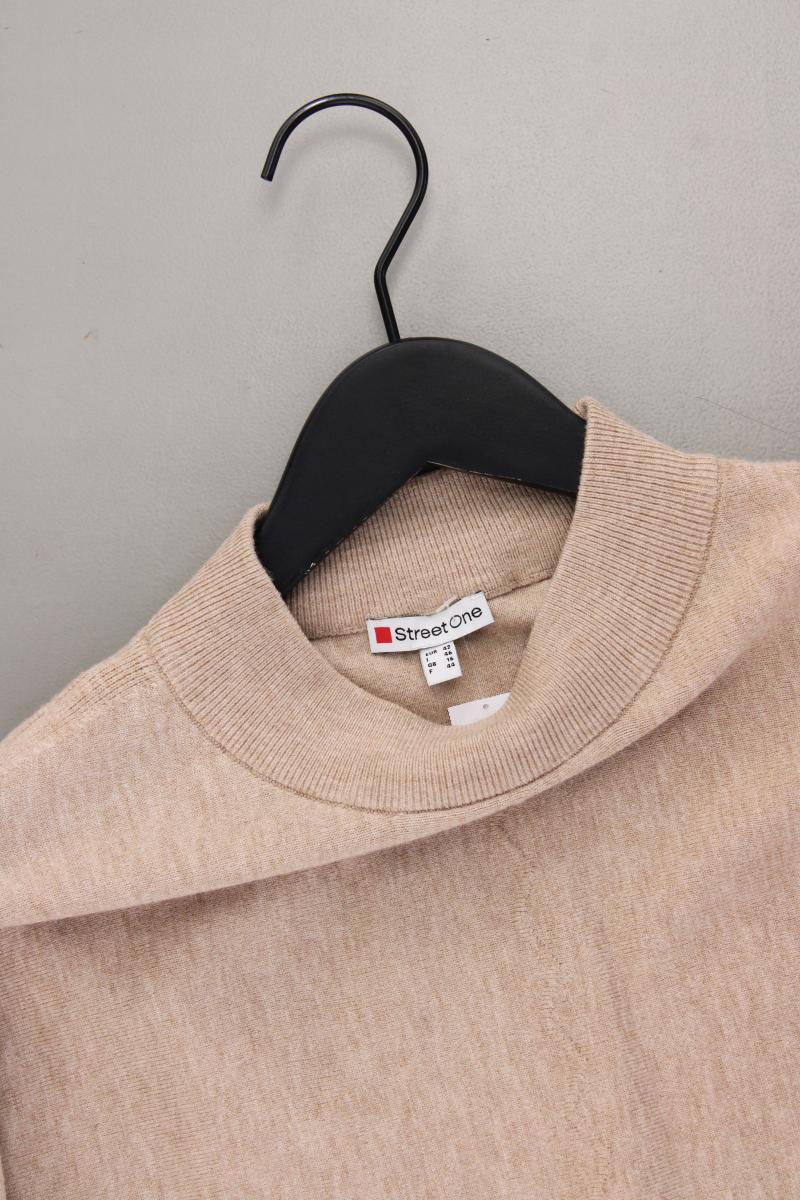 Street One Feinstrickpullover Gr. 42 neuwertig braun aus Viskose