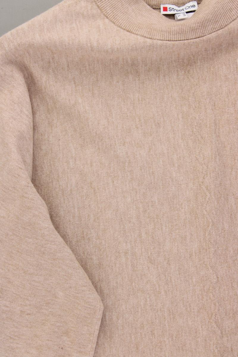 Street One Feinstrickpullover Gr. 42 neuwertig braun aus Viskose
