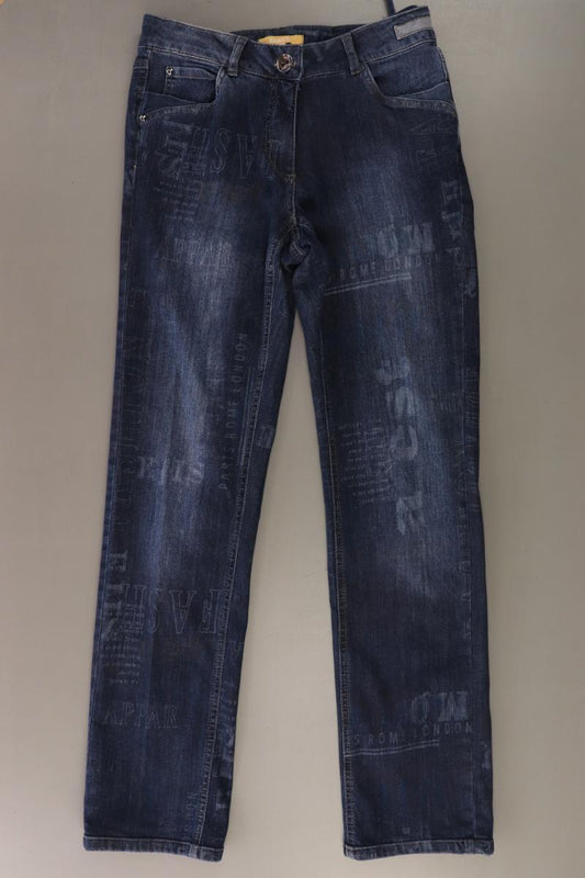 Biba Straight Jeans Gr. 40 blau aus Baumwolle