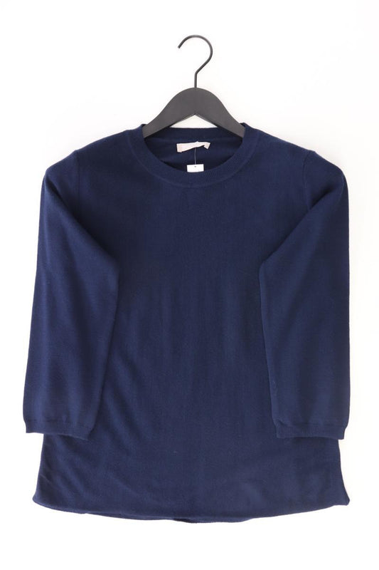 Hekla & Co. Feinstrickpullover Gr. S blau aus Viskose