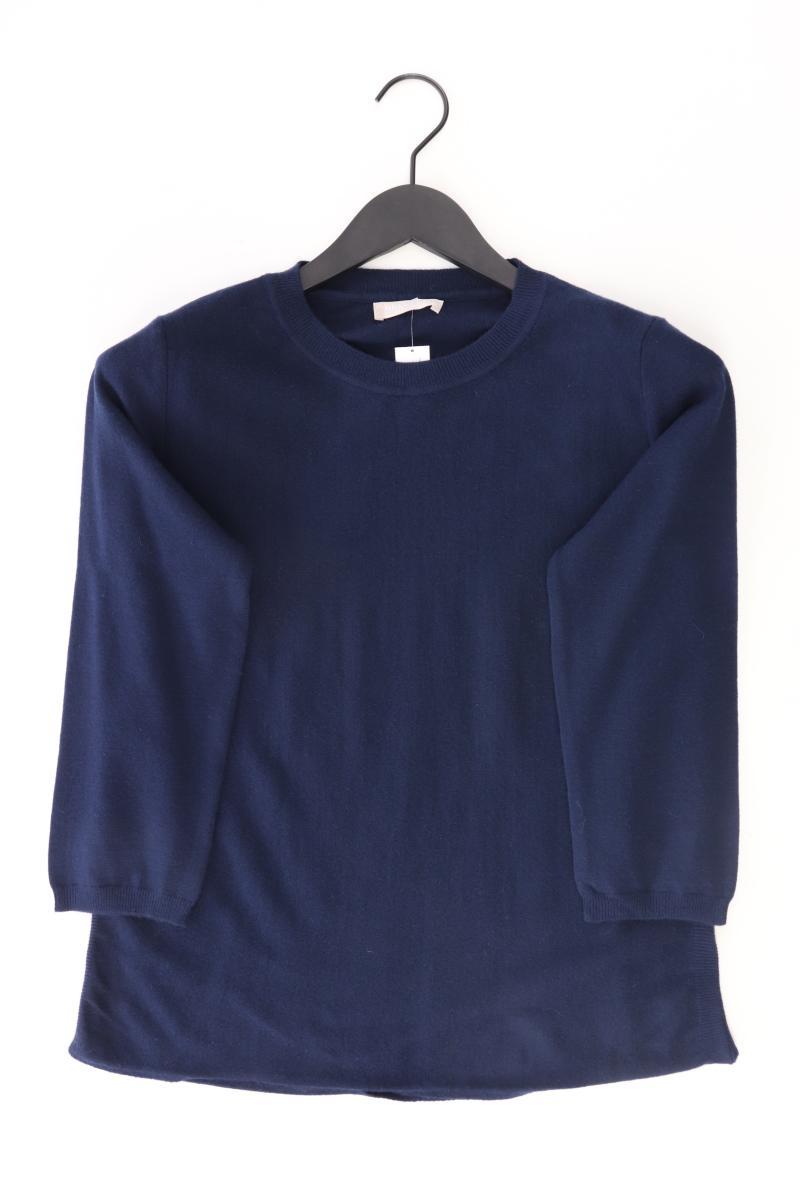 Hekla & Co. Feinstrickpullover Gr. S blau aus Viskose