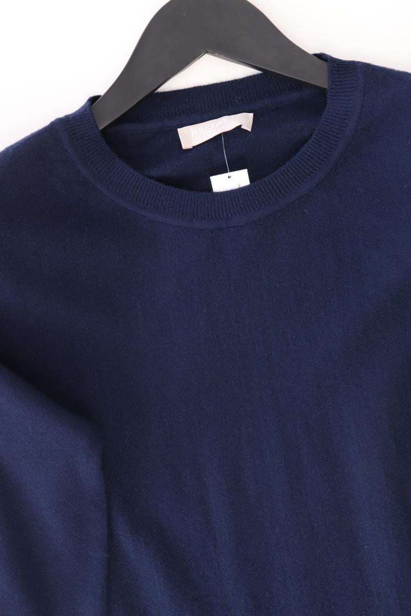 Hekla & Co. Feinstrickpullover Gr. S blau aus Viskose