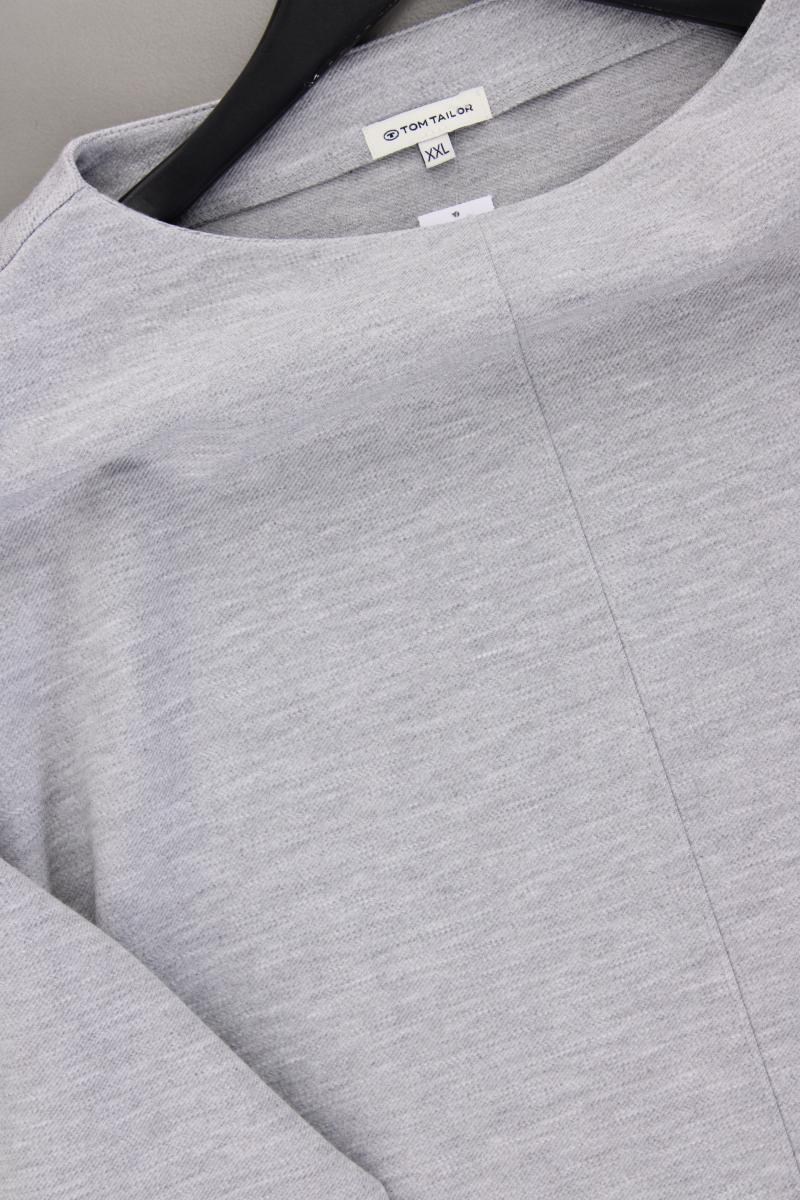 Tom Tailor Langarmpullover Gr. XXL neuwertig grau aus Viskose