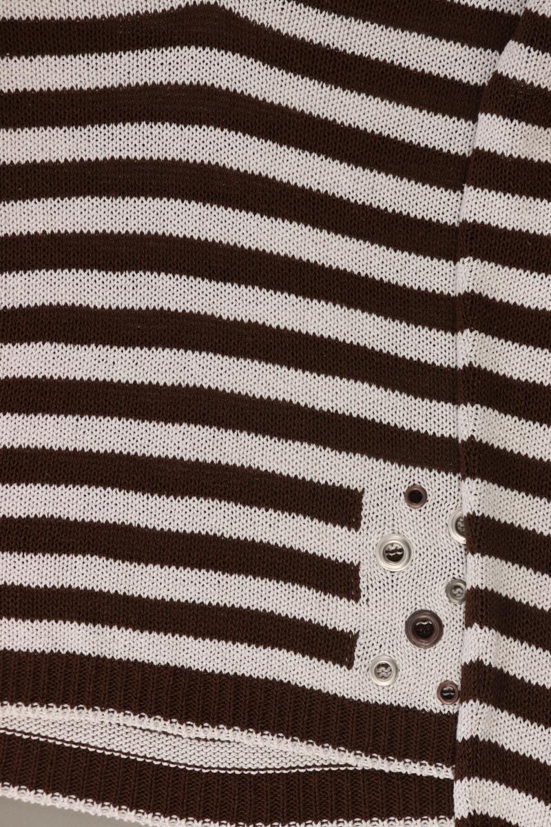 Biba Grobstrickpullover Gr. 38 gestreift braun aus Polyacryl