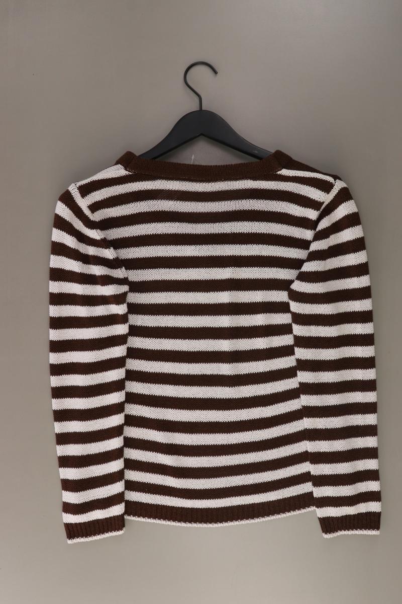 Biba Grobstrickpullover Gr. 38 gestreift braun aus Polyacryl