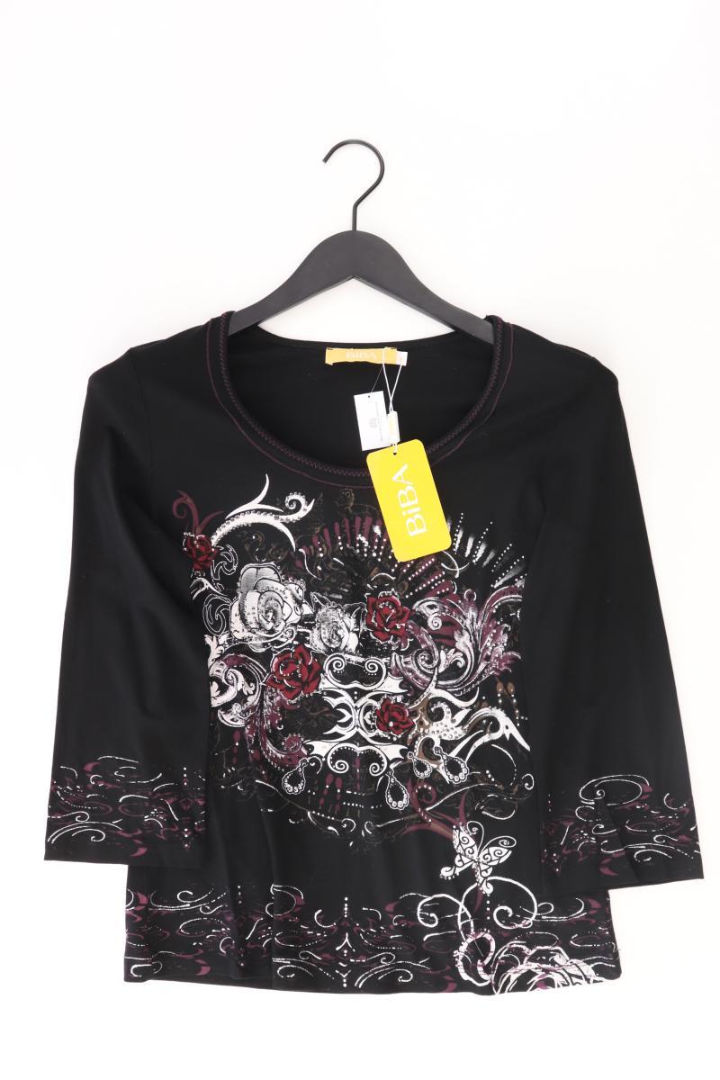 Biba Printshirt Gr. M Neupreis: 59,95€! 3/4 Ärmel schwarz aus Viskose