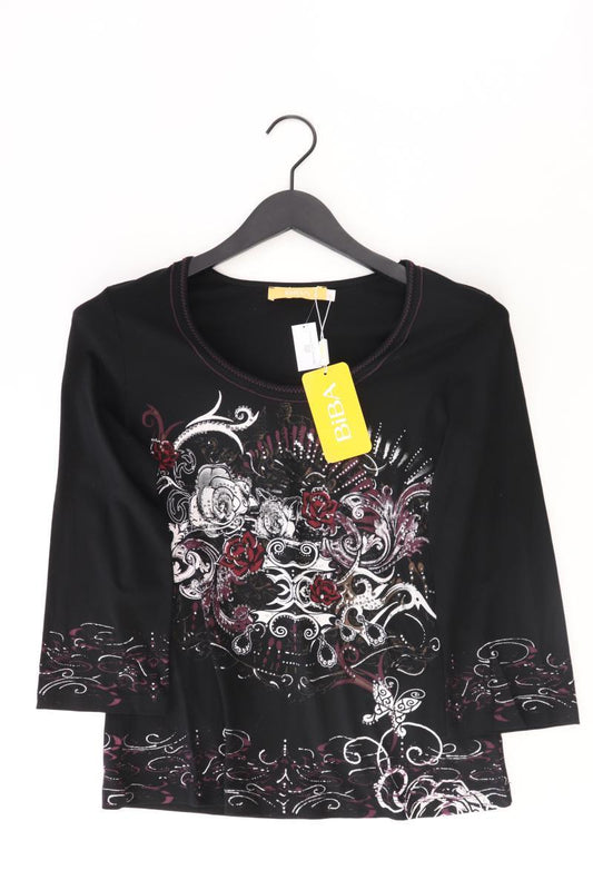Biba Printshirt Gr. M Neupreis: 59,95€! 3/4 Ärmel schwarz aus Viskose