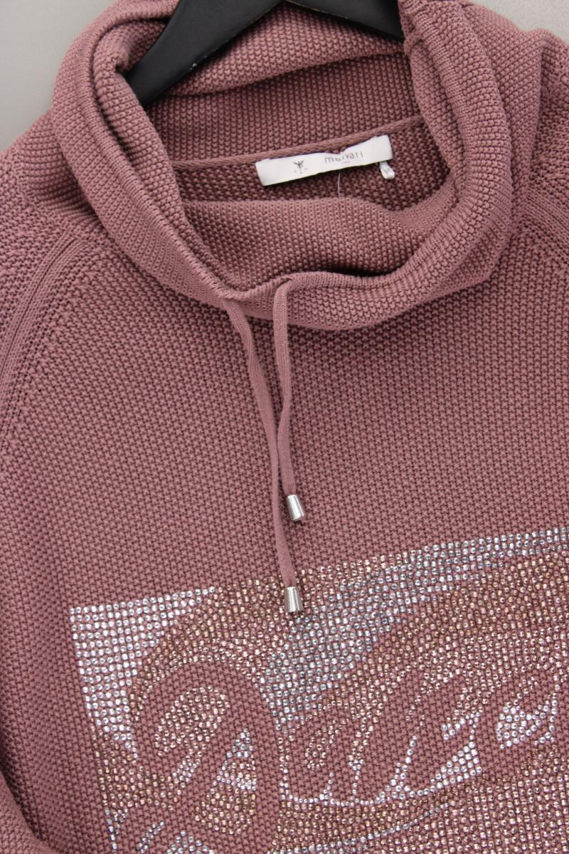 Monari Feinstrickpullover Gr. 44 lila aus Baumwolle