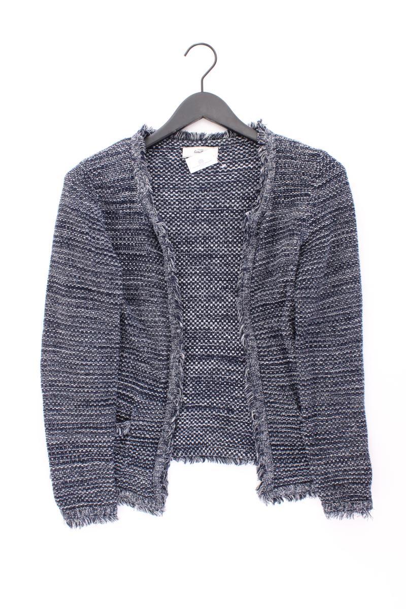 Tchibo Strickjacke Gr. 40 Langarm blau aus Baumwolle