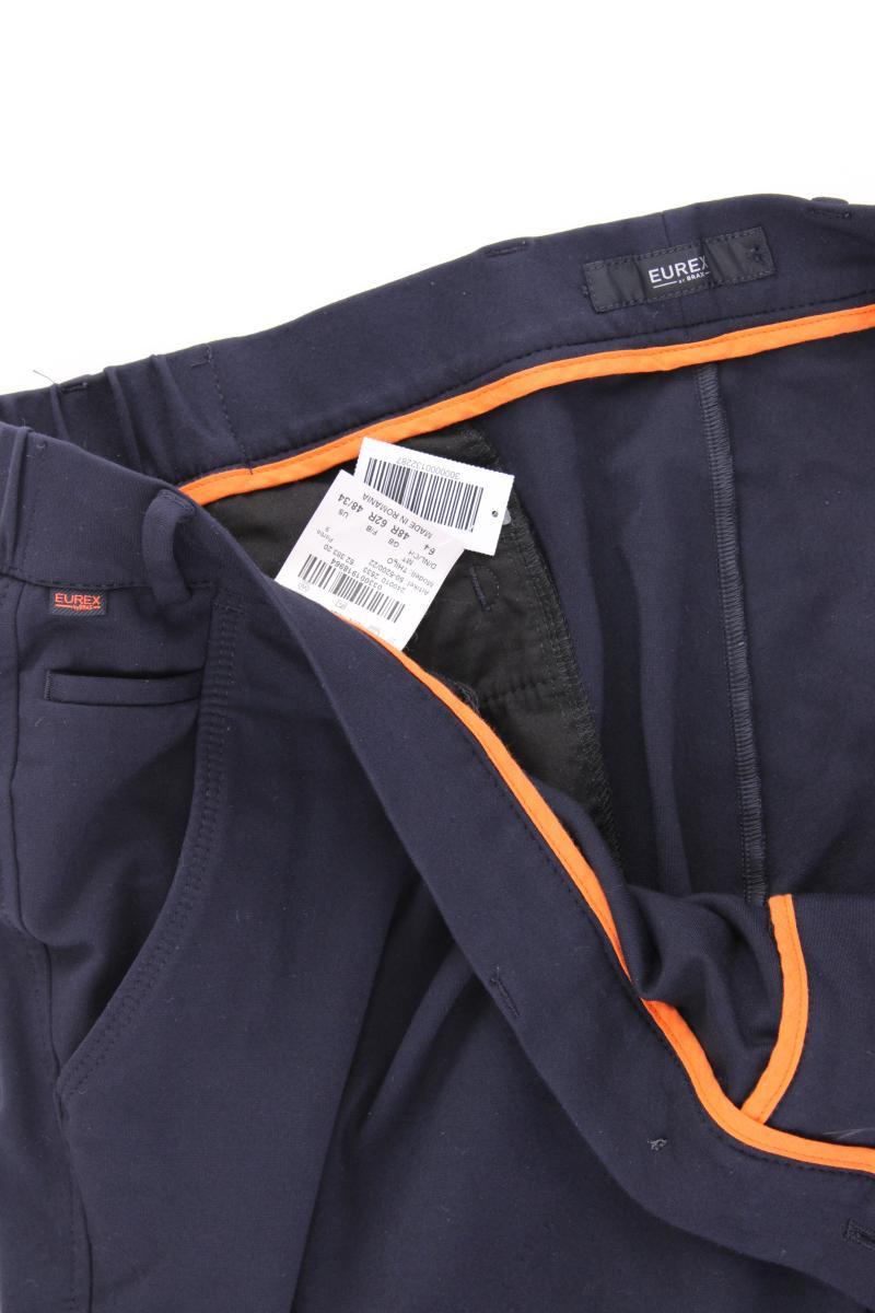 Brax Stretchhose für Herren Gr. 64 Modell Thilo blau aus Viskose