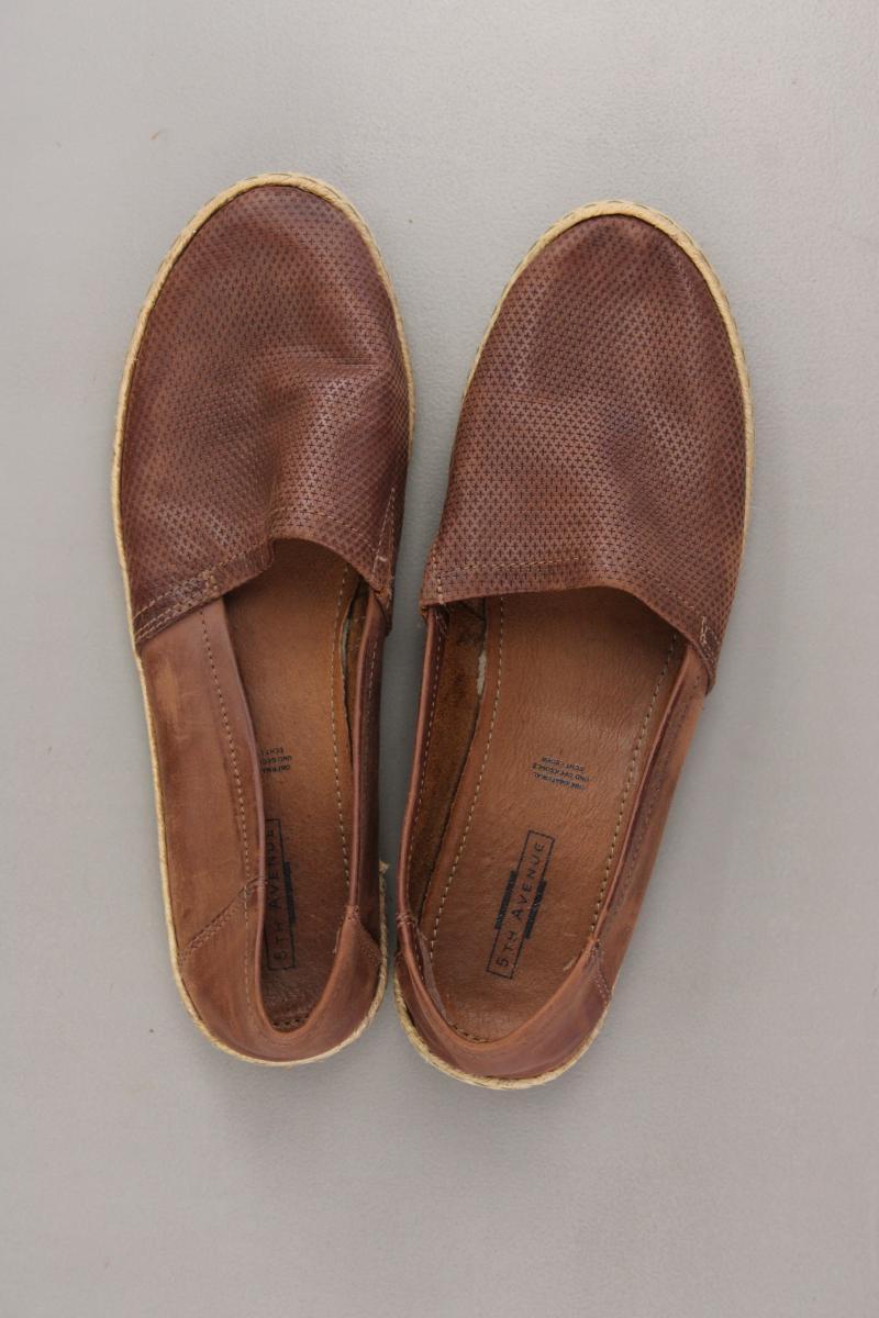 5TH AVENUE Espadrilles Gr. 40 braun aus Leder