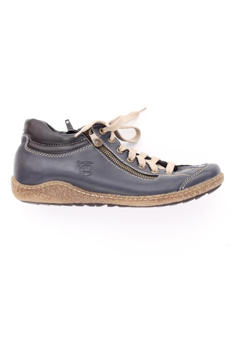 Rieker Schuhe Gr. 40 blau aus Leder