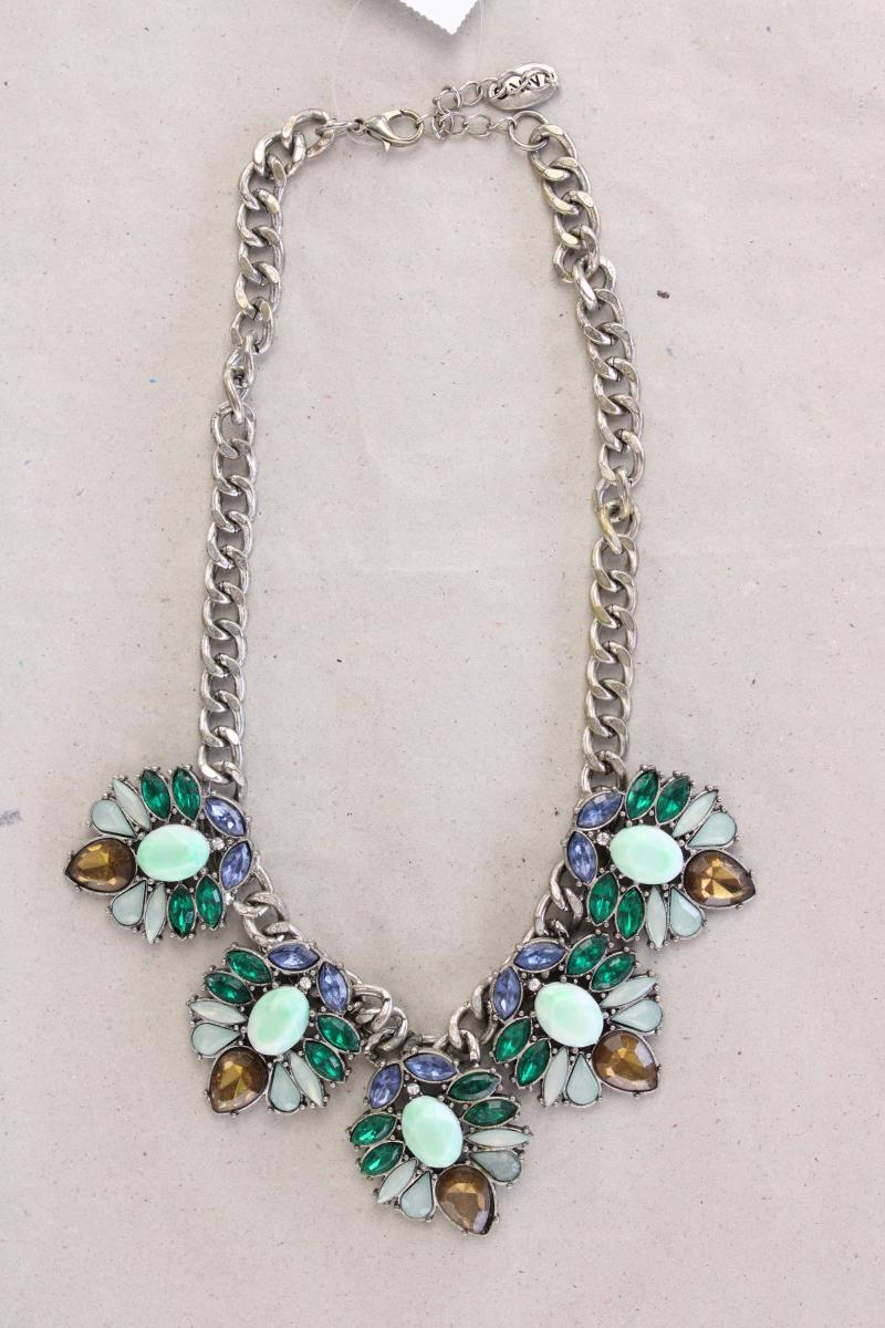 Mango Halskette silber