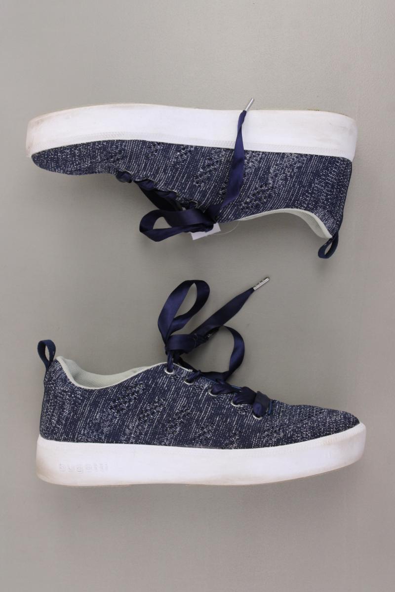 Bugatti Sneaker Gr. 40 mit Glitzer blau