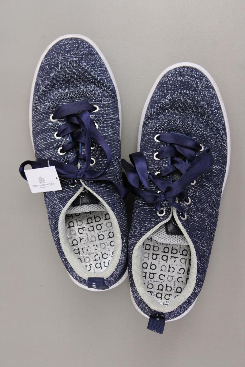 Bugatti Sneaker Gr. 40 mit Glitzer blau