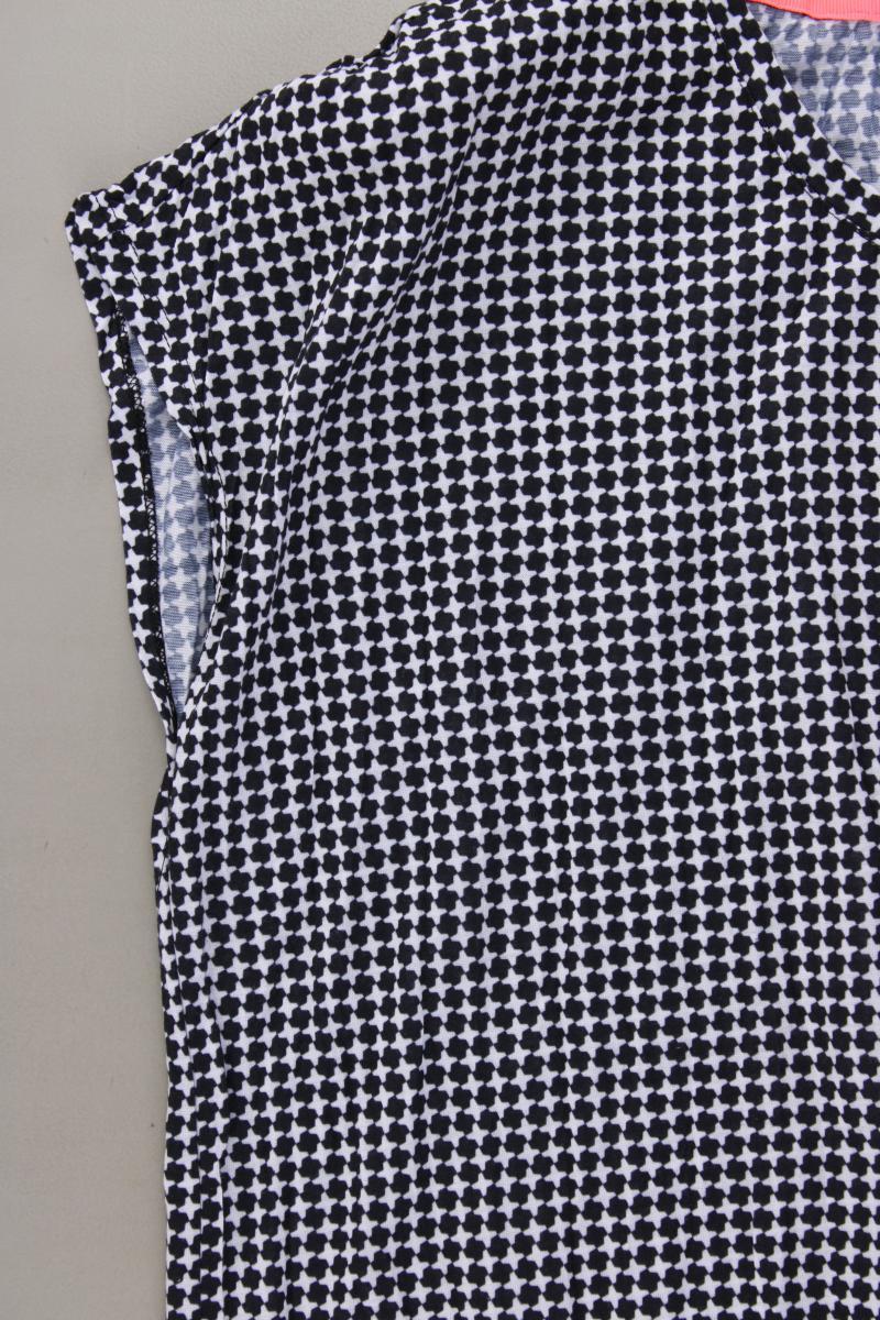 Street One T-Shirt Gr. 46 geometrisches Muster Kurzarm blau