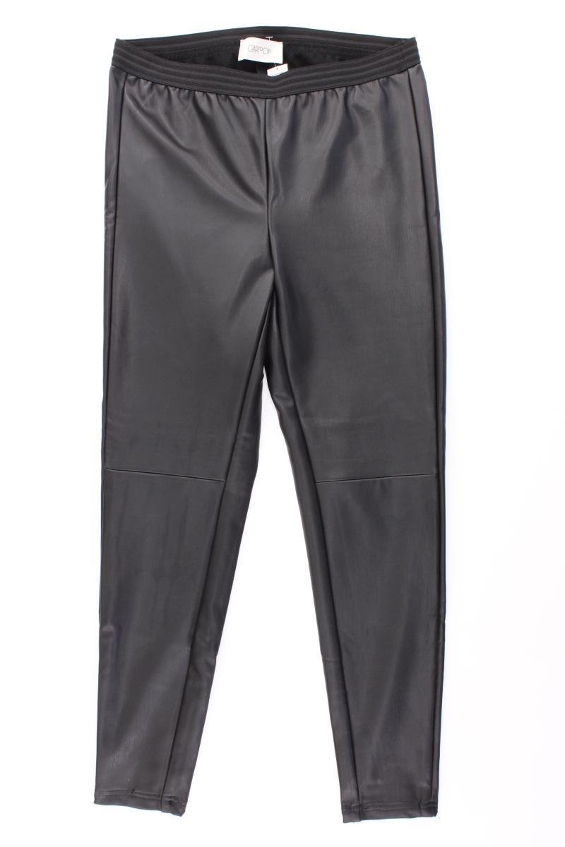 Cartoon Kunstlederhose Gr. 36 neuwertig schwarz