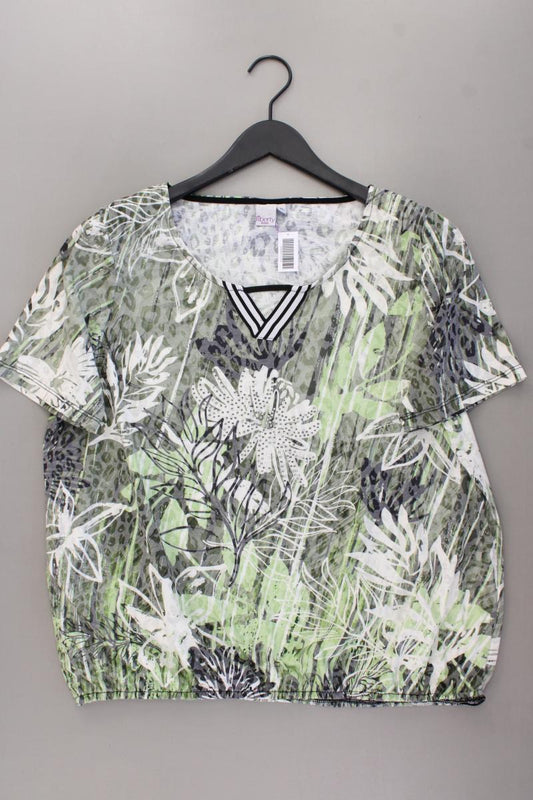 Liberty Printshirt Gr. XL Kurzarm grün aus Polyester