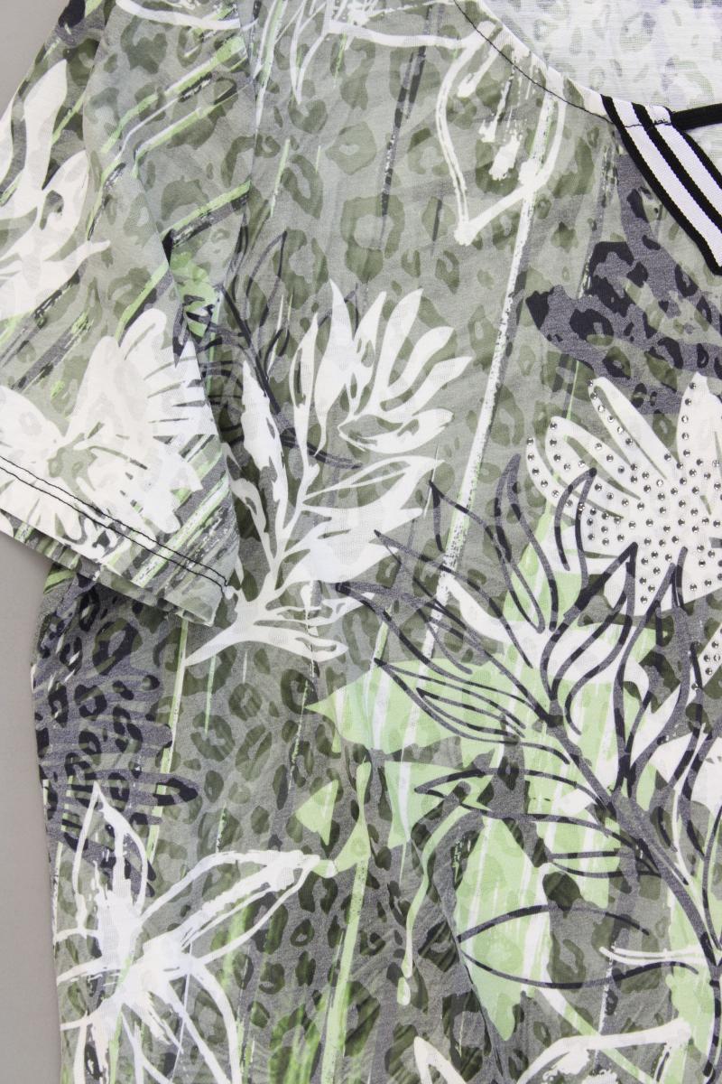 Liberty Printshirt Gr. XL Kurzarm grün aus Polyester