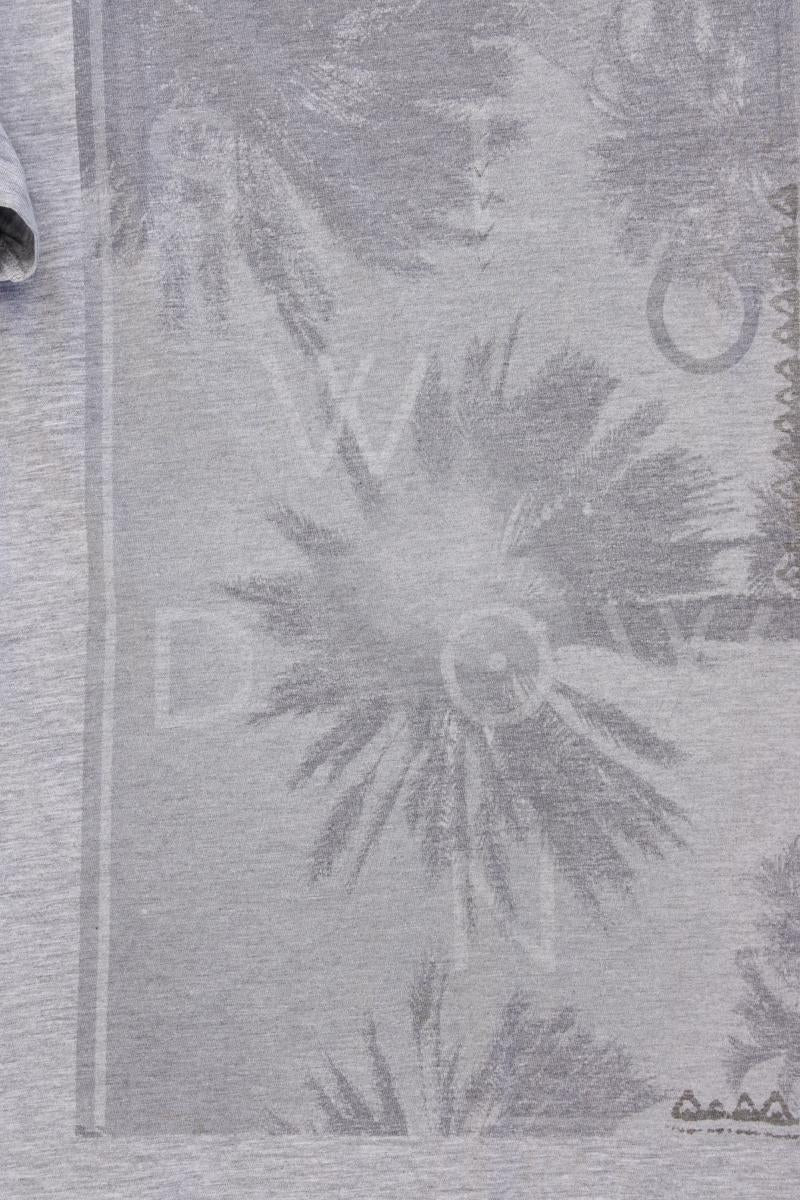 Cecil Printshirt Gr. XXL Kurzarm grau