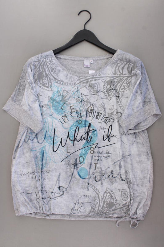 Liberty Printshirt Gr. XL neuwertig Kurzarm grau aus Polyester