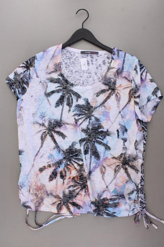 estelle jolie Printshirt Gr. 46 mit Tierdruck Kurzarm mehrfarbig aus Polyester