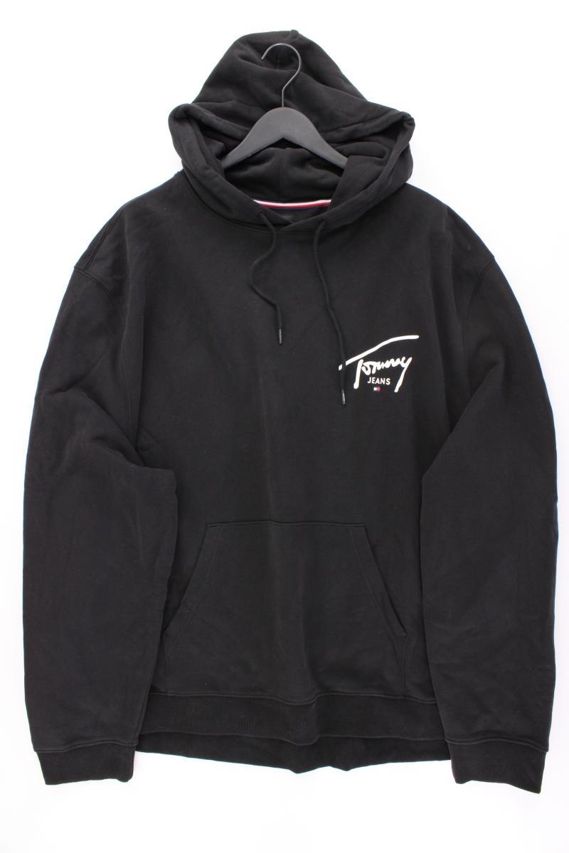Tommy Jeans Hoodie Gr. 6XL für Herren Gr. XXXL schwarz aus Baumwolle